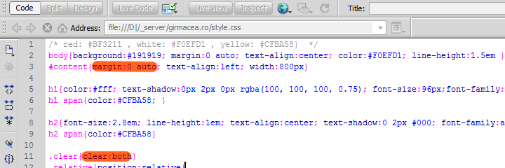 Corectare probleme CSS pe bloguri